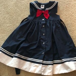 Little girl sailor dress